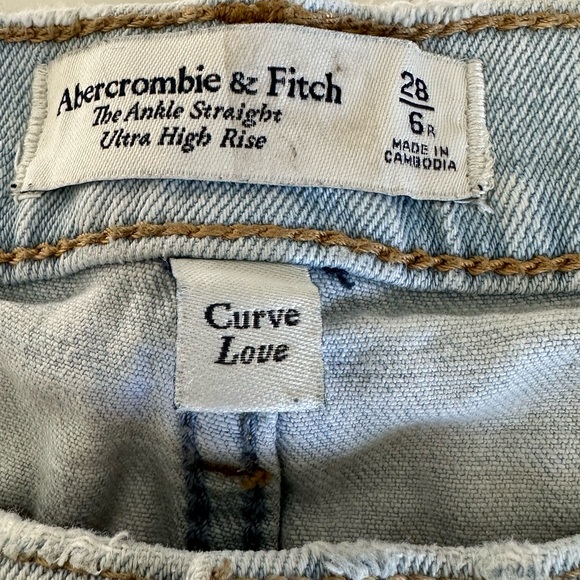 Abercrombie & Fitch Ankle Straight High Rise - Picture 10 of 11